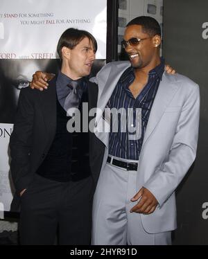 Tom Cruise et Will Smith arrivent pour la soirée d'ouverture de l'AFI Fest 2007 Gala Présentation des « Lions pour les agneaux » au Cinerama Dome de Los Angeles, CA. Banque D'Images