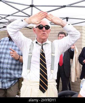 Roger Stone à l'église de la Bible Global Vision à Mt. Juliet, TN., le 30 août 2020 Banque D'Images
