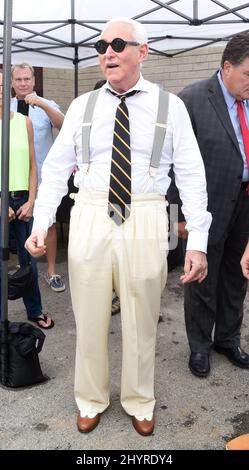 Roger Stone à l'église de la Bible Global Vision à Mt. Juliet, TN., le 30 août 2020 Banque D'Images