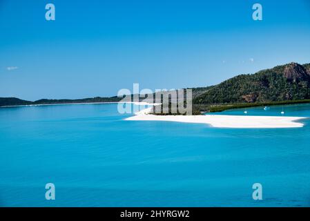 Panorama De L'Île Whitsunday Depuis Le Point De Vue De Hill Inlet, Australie. Banque D'Images