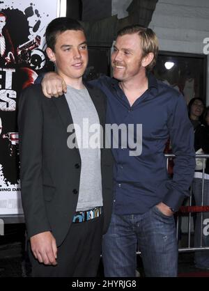 Rick Schroder et son fils Holden assistent à la première Street Kings, qui s'est tenue au Grauman's Chinese Theatre, à Los Angeles Banque D'Images