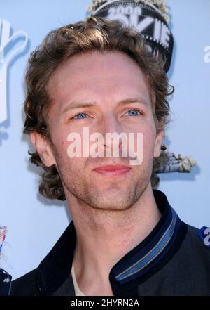 Chris Martin de Coldplay arrive aux MTV Movie Awards 2008, Universal Studios, Los Angeles. Banque D'Images