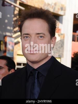 Brendan Fraser assistant à la première américaine « la momie : tombe de l'empereur du dragon » qui s'est tenue à l'amphithéâtre Gibson de Los Angeles. Banque D'Images