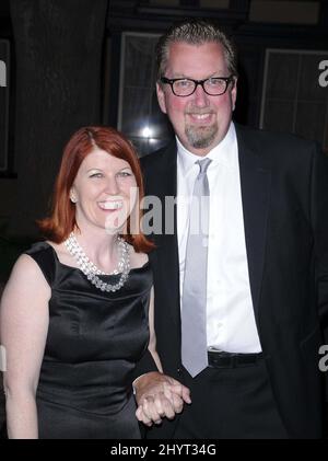 Kate Flannery et Chris Haston arrivent à un gala vert à Universal Studios, Universal City. *** Légende locale *** Banque D'Images