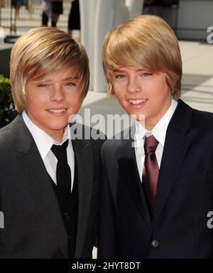 Dylan Sprouse et Cole Sprouse arrivent au Primetime Creative Arts Emmy Awards 60th qui s'est tenu au Nokia Theatre, Los Angeles. Banque D'Images