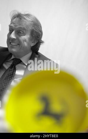 Luca Montezemolo Président de Ferrari spa et fondateur de l'Association des Equipes de Formule 1 F.O.T.A. Banque D'Images