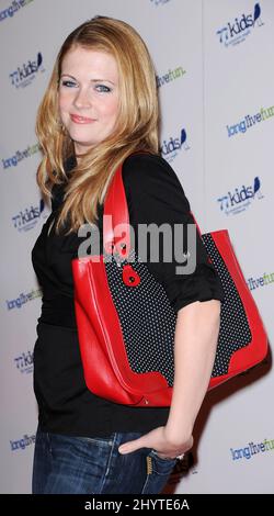 Melissa Joan Hart arrivée à la célébration Jonas Brothers pour le lancement de 77Kids avec un concert privé au Roxy, Los Angeles. Banque D'Images