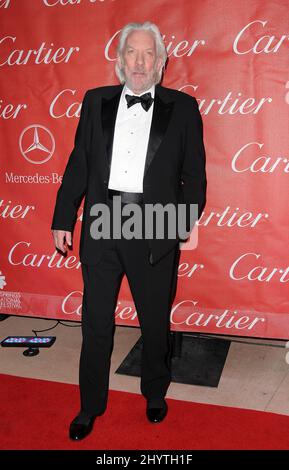 Donald Sutherland participe au gala annuel des prix du Festival international du film de Palm Springs 20th au Palm Springs Convention Center Banque D'Images