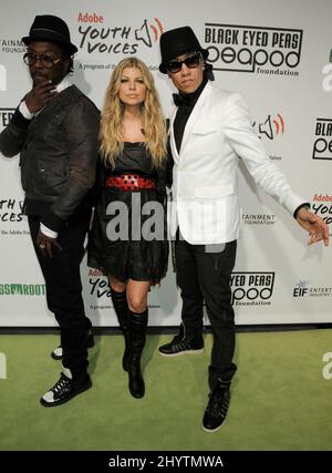 Will.i.am et fergie et Taboo assistent à la Fondation annuelle Peapode Black Eyed Peas 5th. Banque D'Images