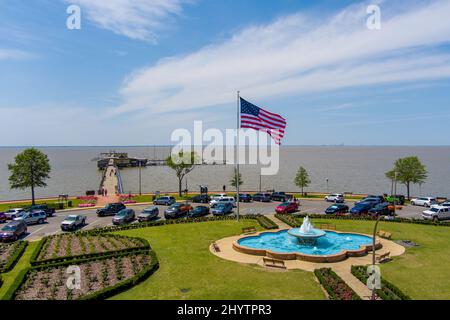 Fairhope, jetée d'Alabama Banque D'Images