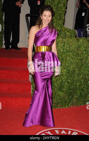 Jessica Biel à la Vanity Fair Oscar Party 2009 qui s'est tenue à l'hôtel Sunset Tower à West Hollywood, CA. Banque D'Images