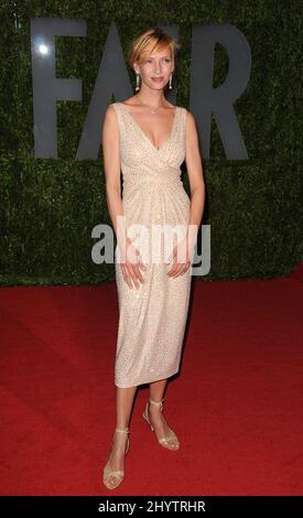 UMA Thurman à la Vanity Fair Oscar Party 2009 qui s'est tenue à l'hôtel Sunset Tower à West Hollywood, CA. Banque D'Images