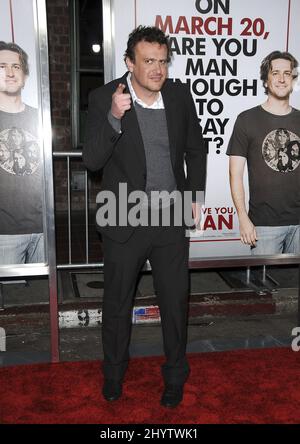 Jason Segel assiste à la première de 'I Love You, Man' qui s'est tenue au Mann's Village Theatre à Westwood, Los Angeles. Banque D'Images