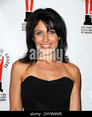 Lisa Edelstein au prix Lucille Lortel 2009 du Marriott Marquis à New York. Banque D'Images