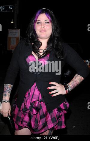 MIA Tyler vu à West Hollywood, États-Unis. Banque D'Images