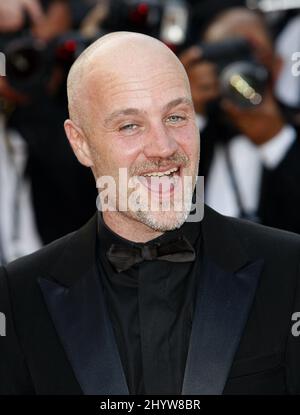 Jan Kounen arrive pour la première du nouveau film Coco Chanel et Igor Stravinsky, pendant le Festival de Cannes, au Palais de Festival de Cannes, France. Banque D'Images