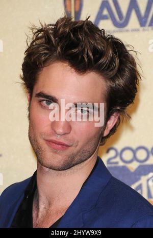 Robert Pattinson au MTV Movie Awards 2009, qui a eu lieu à l'amphithéâtre Gibson Banque D'Images