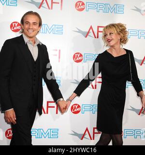 Jesse Johnson et Melanie Griffith au Michael Douglas ont reçu le prix d'excellence de l'AFI Lifetime Achievement décerné par TV Land, qui s'est tenu aux studios Sony Pictures de Culver City, en Californie. Banque D'Images