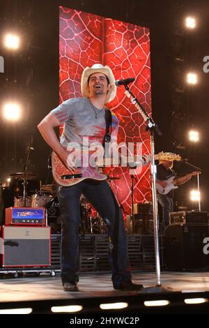 Brad Paisley se produit au CMA Music Festival 2009, au LP Field de Nashville, aux États-Unis Banque D'Images