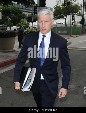 Anderson Cooper au Michael Jackson Memorial au Staple Center de Los Angeles, Californie. Banque D'Images