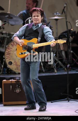 John Mellencamp en concert au Bethel Woods Center for the Arts, New York Banque D'Images