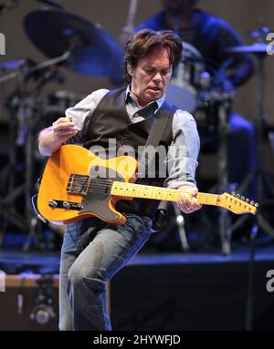 John Mellencamp en concert au Bethel Woods Center for the Arts, New York Banque D'Images