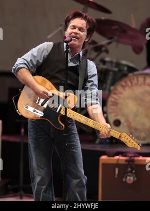 John Mellencamp en concert au Bethel Woods Center for the Arts, New York Banque D'Images