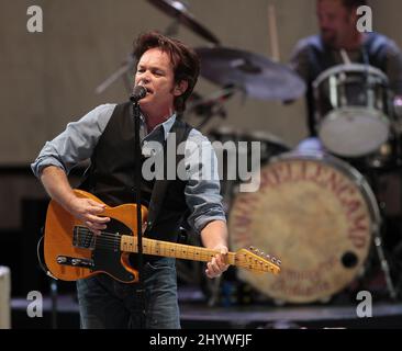 John Mellencamp en concert au Bethel Woods Center for the Arts, New York Banque D'Images