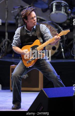 John Mellencamp en concert au Bethel Woods Center for the Arts, New York Banque D'Images