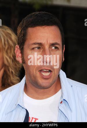 Adam Sandler à la première mondiale « Funny People », qui s'est tenue aux cinémas ArcLight à Hollywood. Banque D'Images