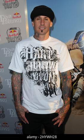 Corey Hart au Red Bull toasté avec Travis Pastrana, tenu à l'Avalon à Hollywood, Californie. Banque D'Images