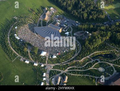 Le concert anniversaire du Woodstock Festival 40th a eu lieu au Woodstock Festival site original de 1969; The Bethel Woods Centre for the Arts, New York. Banque D'Images