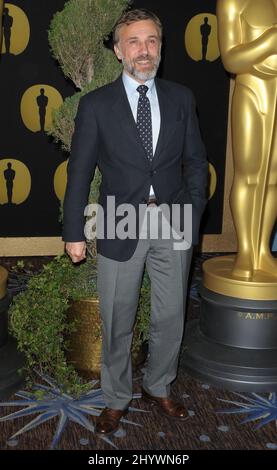 Christoph Waltz lors du déjeuner nominé des Academy Awards 82nd qui s'est tenu à l'hôtel Beverly Hilton, Californie Banque D'Images