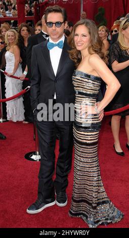 Robert Downey Jr., Susan Downey arrivant pour les Academy Awards 82nd au Kodak Theatre, Los Angeles. Banque D'Images