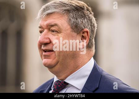 LONDRES, ROYAUME-UNI. 15 mars 2022 . Alistair Carmichael, député libéral démocrate pour Orcades et Shetland Credit : amer ghazzal/Alamy Live News Banque D'Images