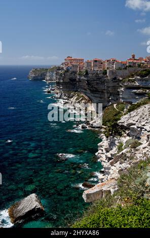 Paysage de Bonifacio en Corse du Sud. France Banque D'Images