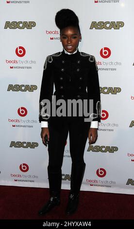 Janelle Monae lors des ASCAP Rhythm & Soul Music Awards 23rd qui se tiennent au Beverly Hilton Hotel, Hollywood, CA Banque D'Images