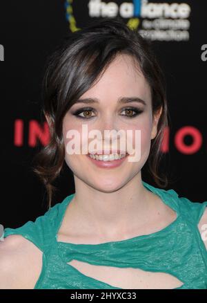 Ellen page lors de la première de 'Inception' au Grauman's Chinese Theatre à Los Angeles, Etats-Unis. Banque D'Images