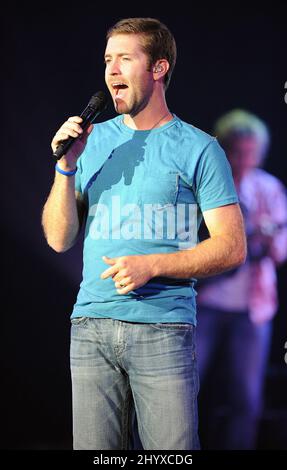 Josh Turner en concert au Alabama Theatre, Myrtle Beach, Caroline du Sud. Banque D'Images