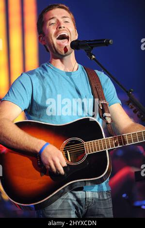 Josh Turner en concert au Alabama Theatre, Myrtle Beach, Caroline du Sud. Banque D'Images