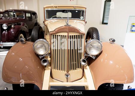 Un Packard Super 8 de 1934 au Musée de l'automobile de Franschhoek en Afrique du Sud Banque D'Images