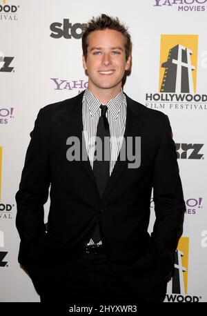 Armie Hammer au Gala annuel des Hollywood Awards 14th qui s'est tenu au Beverly Hilton, Beverly Hills, Californie. Banque D'Images