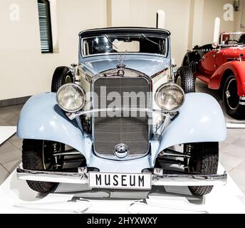 Une Mercedes-Benz W21-200 Cabrio B 1934 au Musée de l'automobile Franschhoek Afrique du Sud Banque D'Images