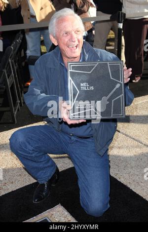 Mel Tillis lors de leur cérémonie d'introduction au Music Walk of Fame de Nashville, Tennessee Banque D'Images