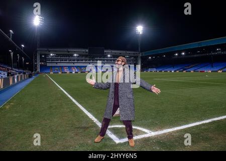 LONDRES, ANGLETERRE - MARS 14: L'acteur Ranveer Singh à mi-temps pendant le match de Premier League entre Crystal Palace et Manchester City à Selhurst Park le 14 mars 2022 à Londres, Royaume-Uni. (Photo de Sebastian Frej) Banque D'Images