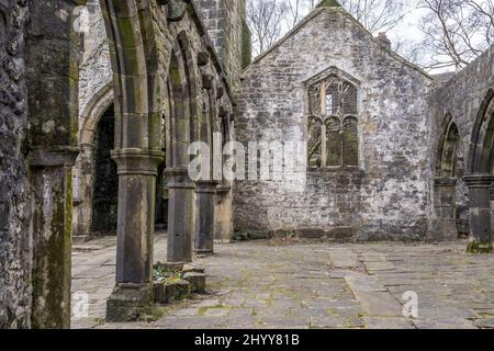 Église abandonnée à Heptenstall Banque D'Images