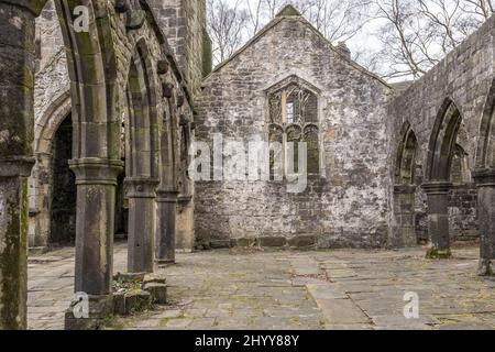 Église abandonnée à Heptenstall Banque D'Images