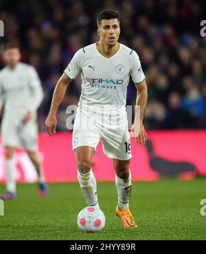 14 mars 2022 - Crystal Palace v Manchester City - Premier League - Selhurst Park Rodduring the Premier League match at Selhurst Park. Crédit photo : © Mark pain / Alamy Live News Banque D'Images