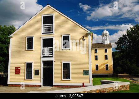 Slater Mill, Pawtucket Rhode Island Banque D'Images