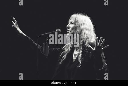 Patti Smith en concert à Oslo, Norvège, le 16 juin 2019 Banque D'Images
